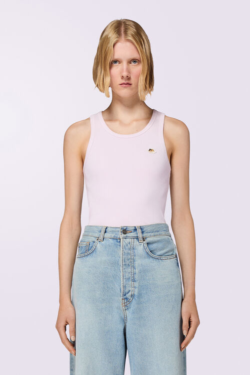 Angels Patch Tank Top Pink